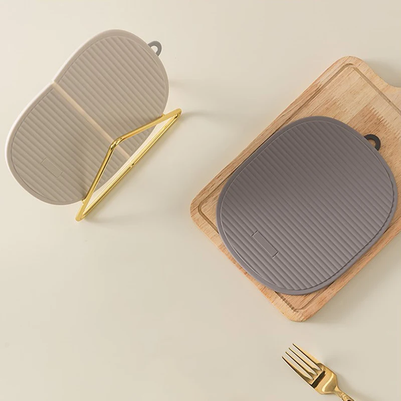 

Silicone Trivet Mat Set Heat Resistant Pot Holders for Hot Pans, Spoon Rest, Coaster, Non-Slip Kitchen Counter Mat