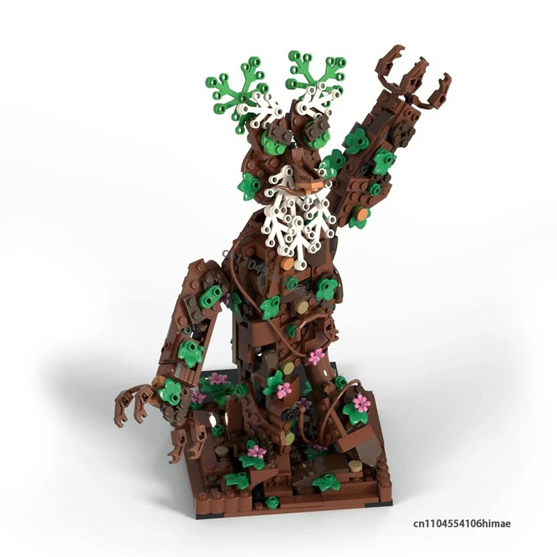 NEW Rings The Old Tree Monster Building Blocks Model Classic Ancient Scene Assembly Desktop Ornament Street View Bricks Toy Gift
