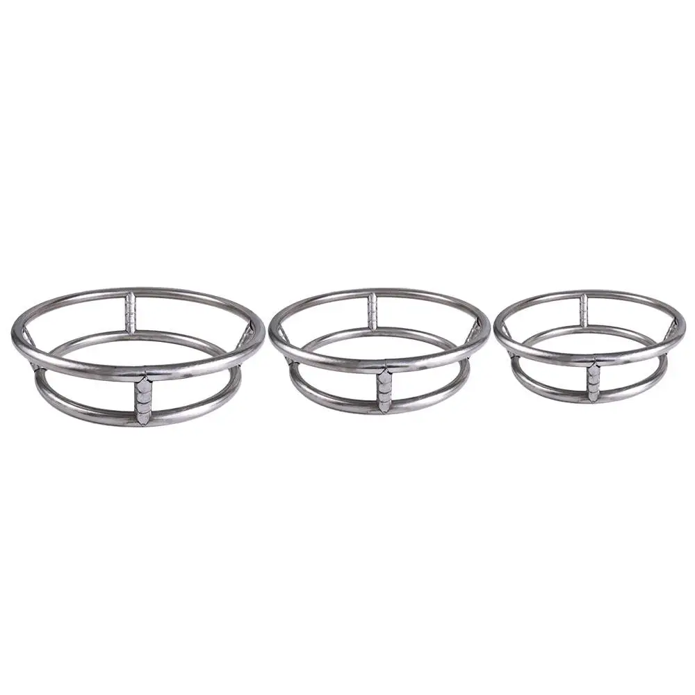 High Quality 1Pcs Diameter 23/26/29cm Ring Rack Double Anti-scald Holder Wok Rack Kitchen Supplies Shelf