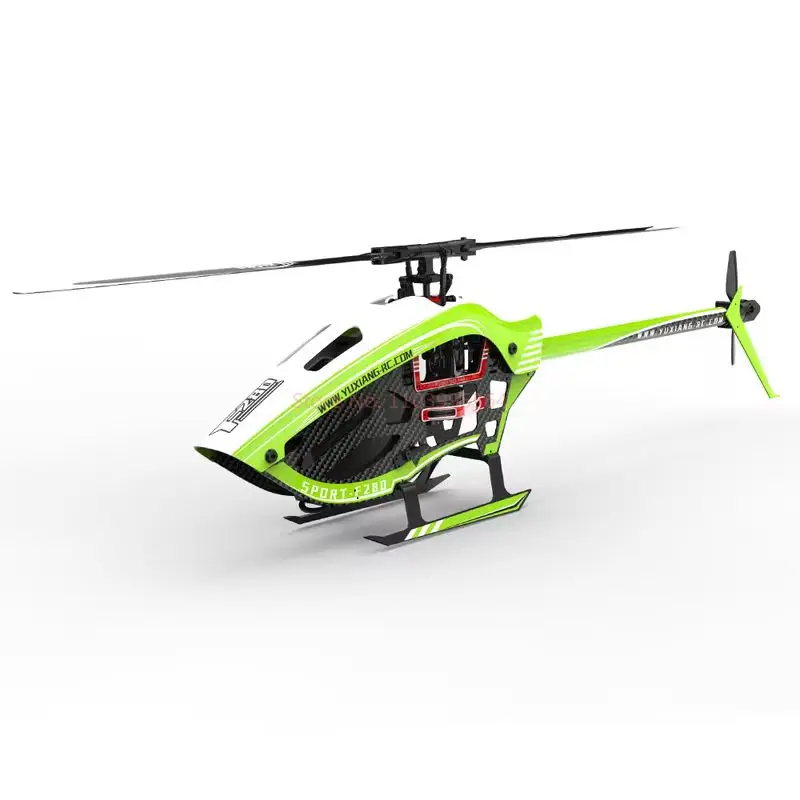 Yuxiang F280 Dual Brushless Direct Drive Six Channel Stunt Helicopter One Click Inverted 3d Stunt Outdoor Toy Model Airplane