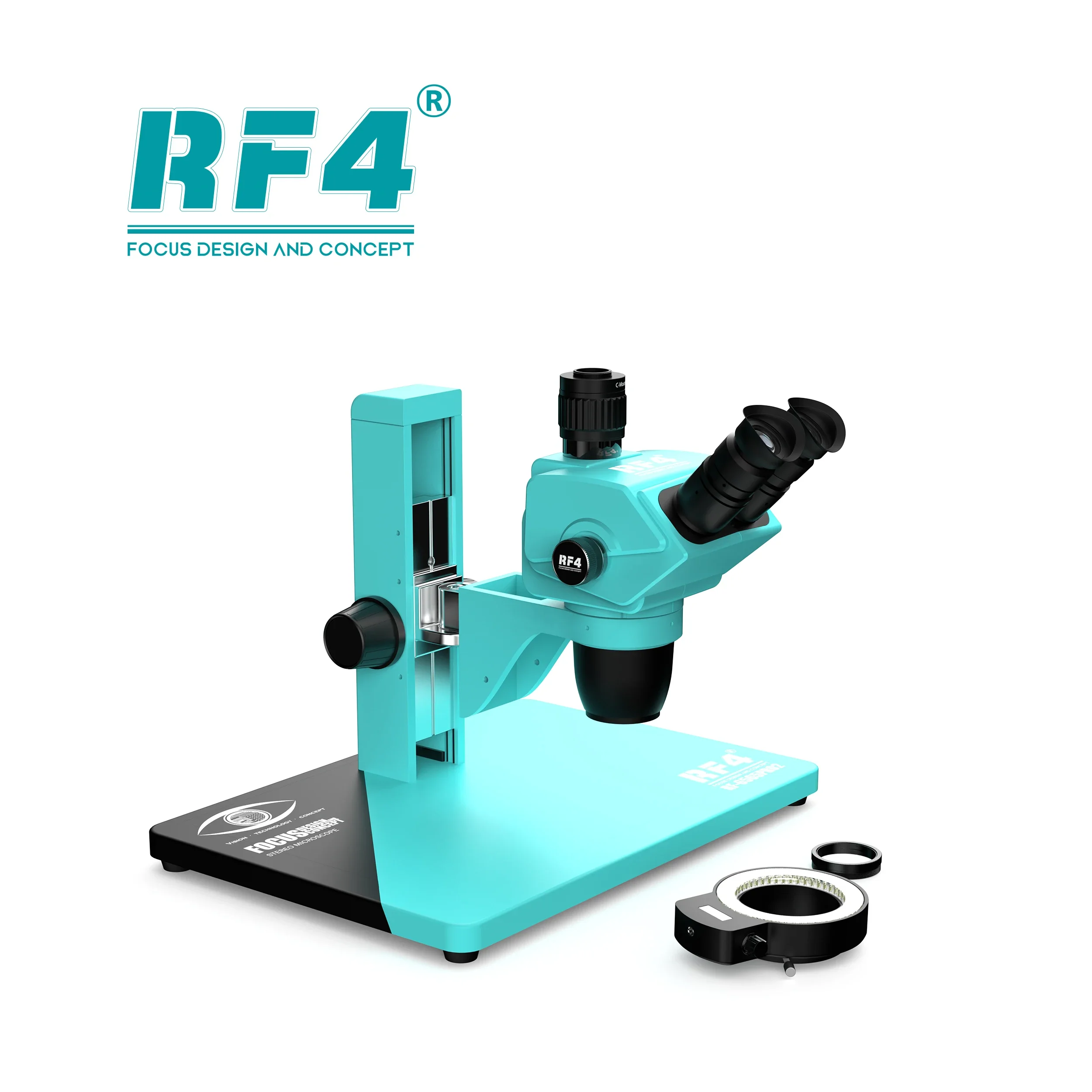 RF4 RF-6565Pro2 Professional Stereo Microscope Trinocular Continuous Microscope for Mobile Phone Motherbaord Repair Tool