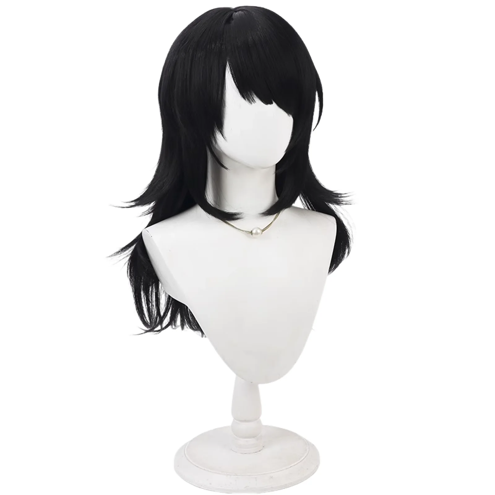 Yahata Umiri Cosplay Wig Costume Black Long Heat Resistant Synthetic Hair Halloween Role Play Party Prop Accessories 2