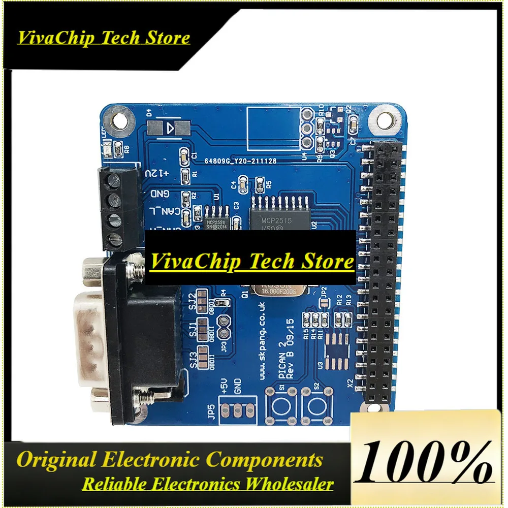 VoFSRaspberry Pi Accessories PiCAN2 CAN Bus PiCAN 2 MCP2515 Module
