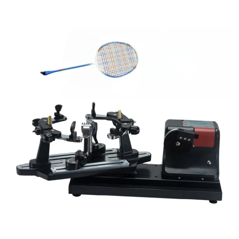 

Automated Badminton and Tennis Racket Stringing Machine Featuring UserFriendly Clamp Design