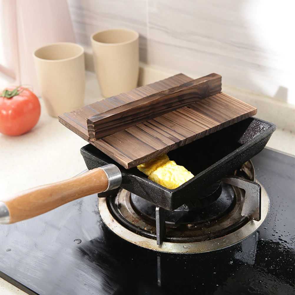 

Wooden Pan Lid Kitchen Wood Japanese Pan Cover Ergonomic Handle Anti-Splashing Pot Lid for Home Cooking Camping Kitchen Tool