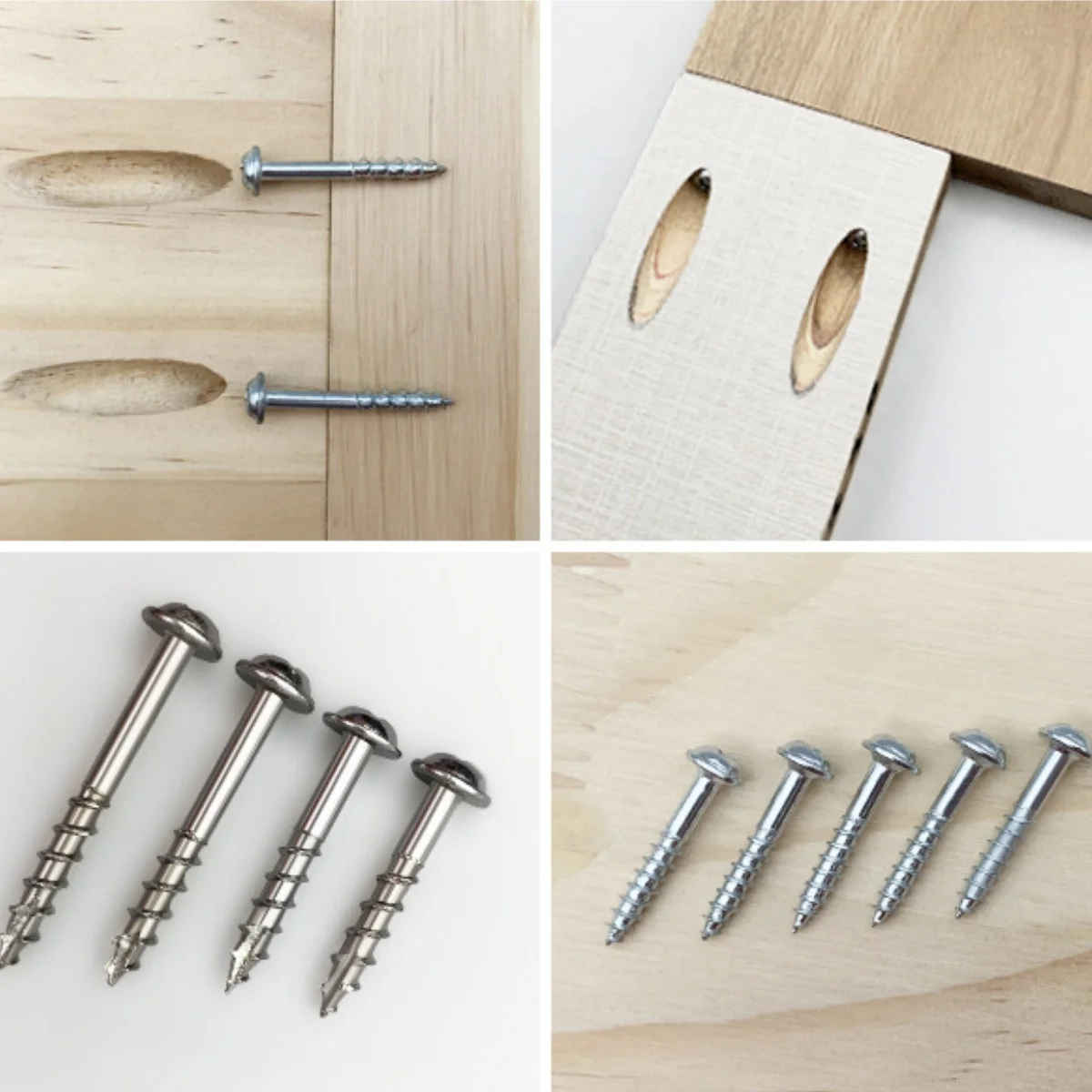 100 Uds. Tornillos Phillips dedicados para perforación de agujeros oblicuos con tornillos para agujeros de bolsillo chapados en Zinc para plantilla para agujeros de bolsillo para carpintería