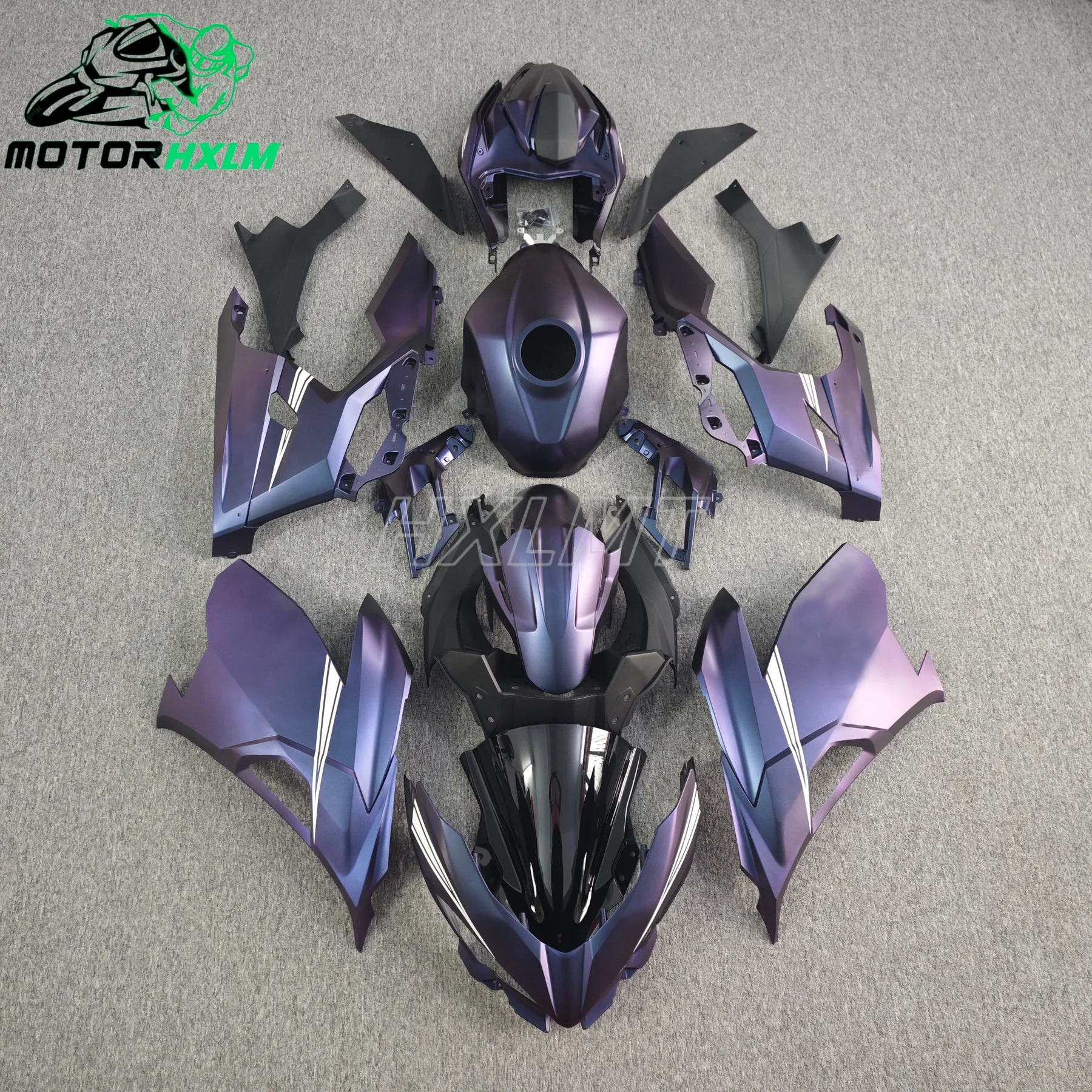 

ABS Bodywork Fairing Body Kit for KAWASAKI Z Ninja 400 2018 2019 2020 2021 2022 2023 Z400 Ninja400 Black EX ZX Z EX400 ZX400