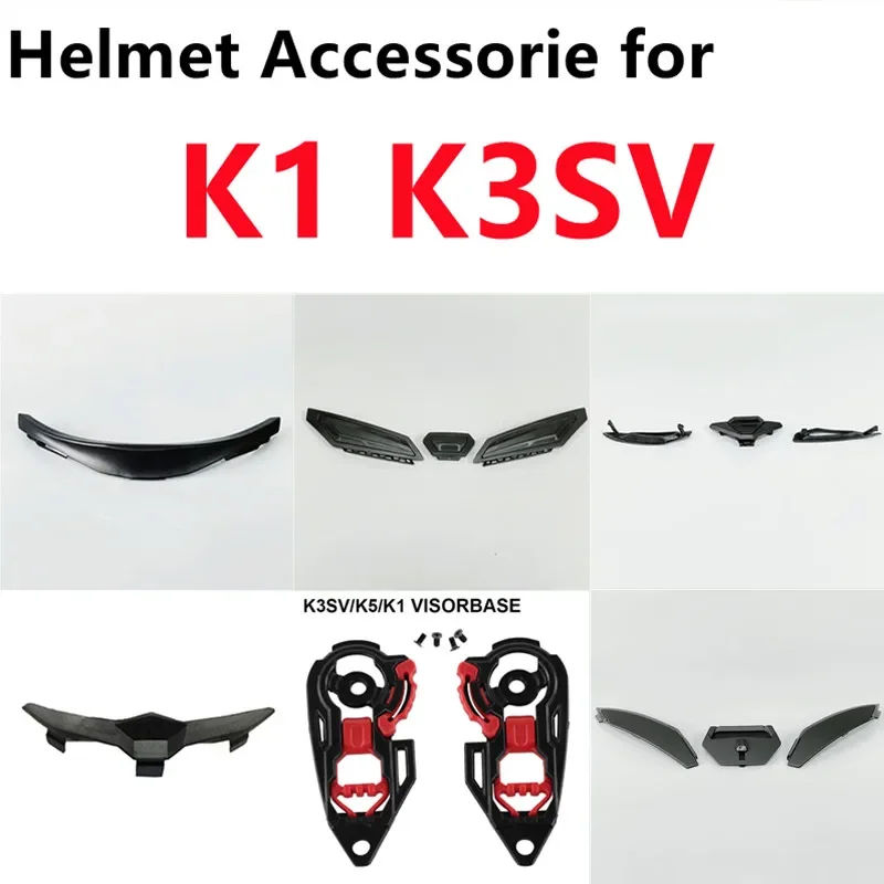 K1 Helmet Accessories for AGV K1 K3SV Ventilation Visor Base Lock Capacete Para Moto Accessories Parts