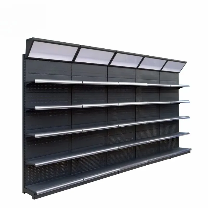 

Metal Warehouse Shelf Supermarket Rack Stable Adjustable Layer For Garage Goods Piling Workshop Parts And Retail Storage Work