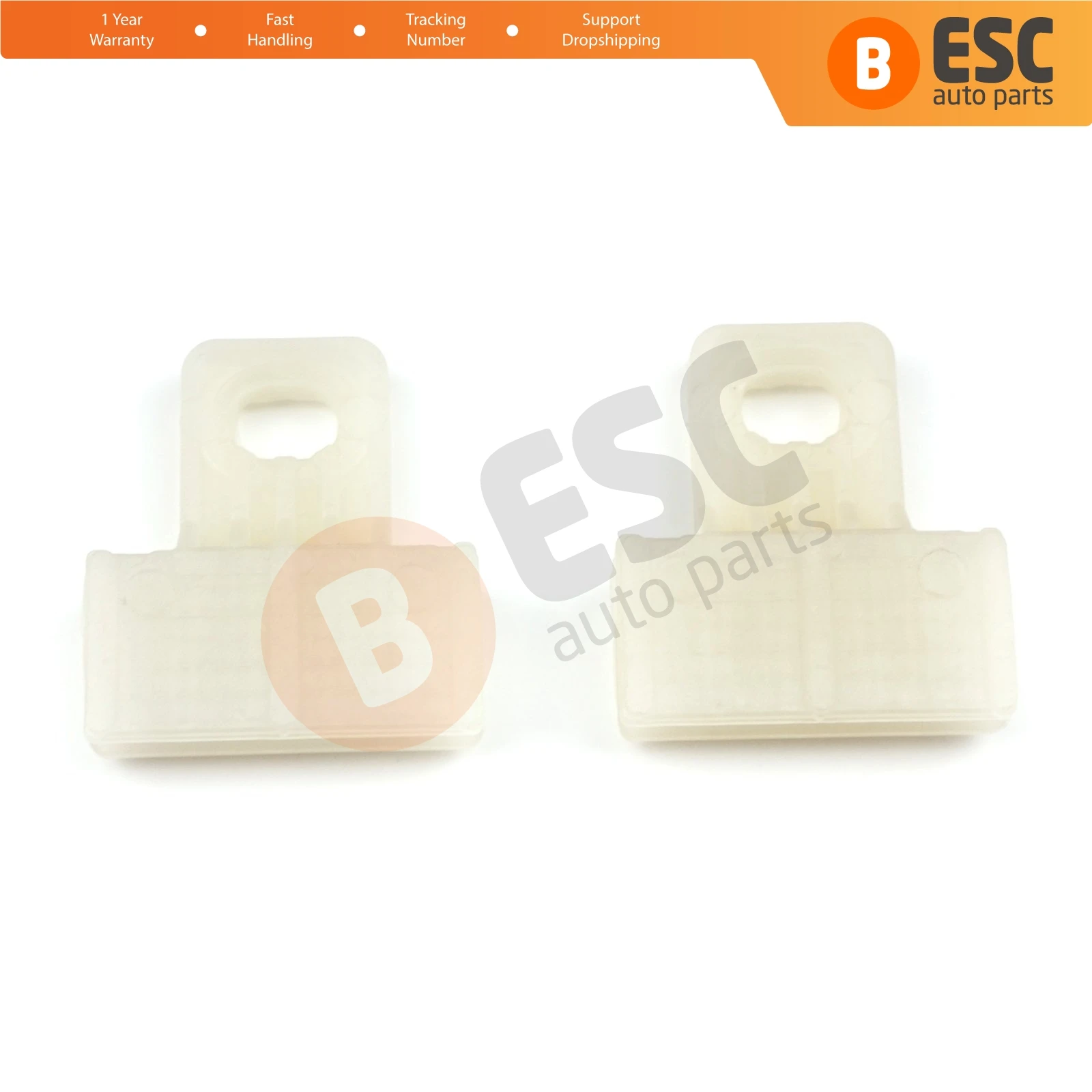 

ESC Auto Parts EWR5050 2 Pieces Electrical Power Window Regulator Glass Channel Slider Sash Connector Clips Ship From Turkey