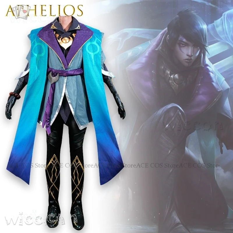 

Disfraz Halloween Aphelios Crescent Moon Cosplay Outfit Game Anime Character Game HEARTSTEEL Cospla Carnaval Adults