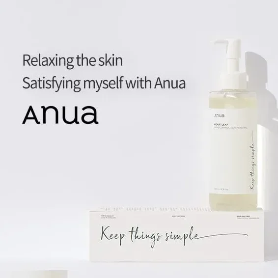 ANUA Skin Care Control Cleansing Oil Facial Oil Cleanser Makeup Remover Blackhead Remover Korean Skincare 200ml Original