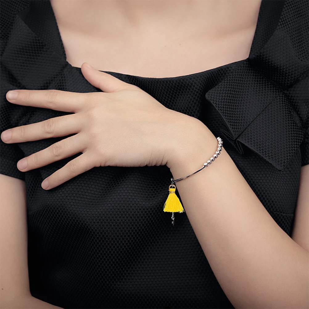 

50pcs Rayon Tassel Charm Pendant DIY Craft Accessories for Earrings Necklaces Keychain Fan Bracelets Decorations