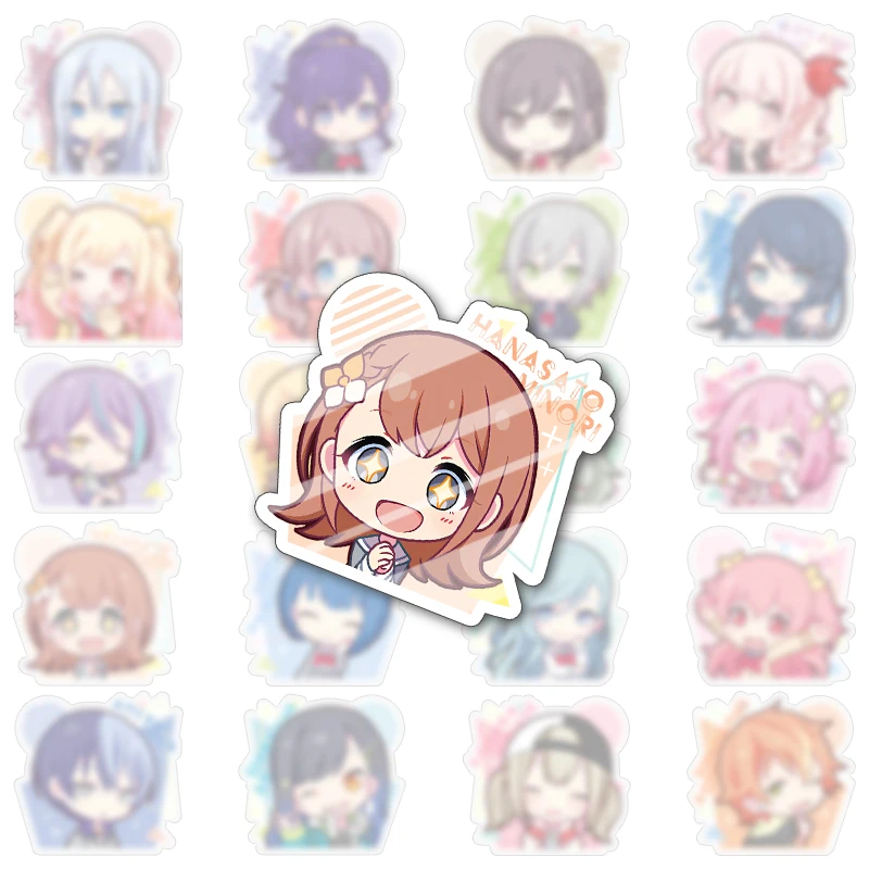 Anime Cute PJSK Project Sekai Colorful Stage Characters Stickers for DIY Diary Laptop Luggage Skateboard Diary Decals Fun Toy