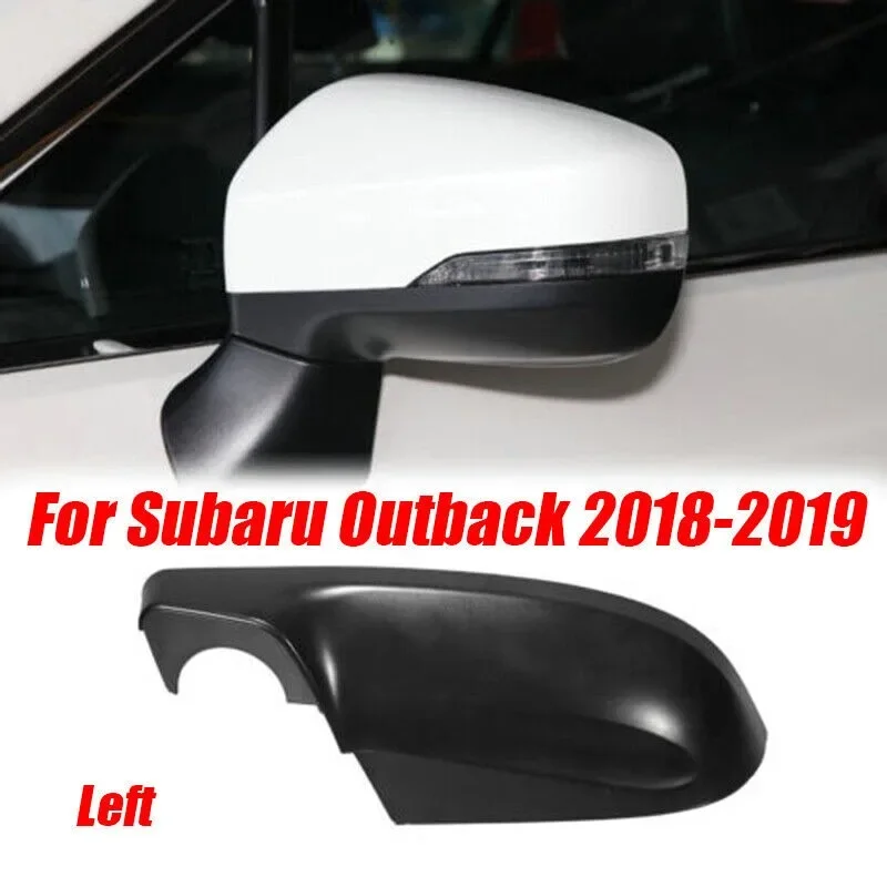 New Black Left Driver Side Lower Mirror Cover Cap Fit For Subaru Outback 2018 - 2019