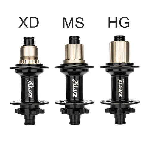 Imagen 2 del producto ZTTO MTB E-bike Hub eje de acero 6 trinquetes Hub XD MS HG Enduro E Bike eje de acero Freehub 32H 148 Boost Hub 110x15 12x148 142 a través