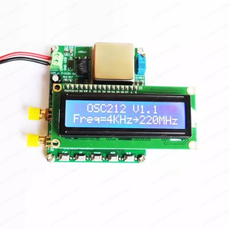 New Dual Channel RF Signal Generator 4kHz-220MHz with Sweep Function, 2 Independent Programmable Outputs