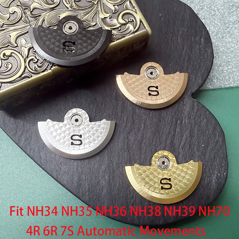 

NH39 NH35 Watch Movements Oscillating Weight Rotors Fits NH34 NH36 NH38 NH70 4R35 4R36 6R 7S Movements Replace Compatible Parts