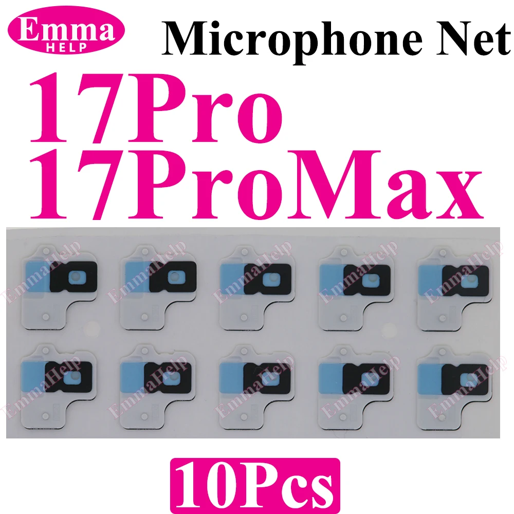 10pcs Back Camera Microphone Net Mesh for iPhone 17 Pro Max 16 15 14 Plus Anti Dust Sensor Foam Sponge Mic Metal Mesh