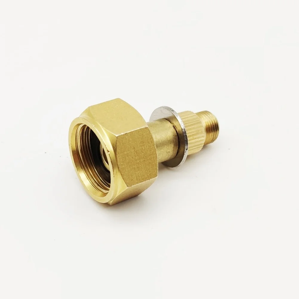 30MM Gas Cylinder Adapter For Russia Ukraine Europe Outdoor Camping Stove Copper Aluminum AlloyLPG Connector Fitting Tool