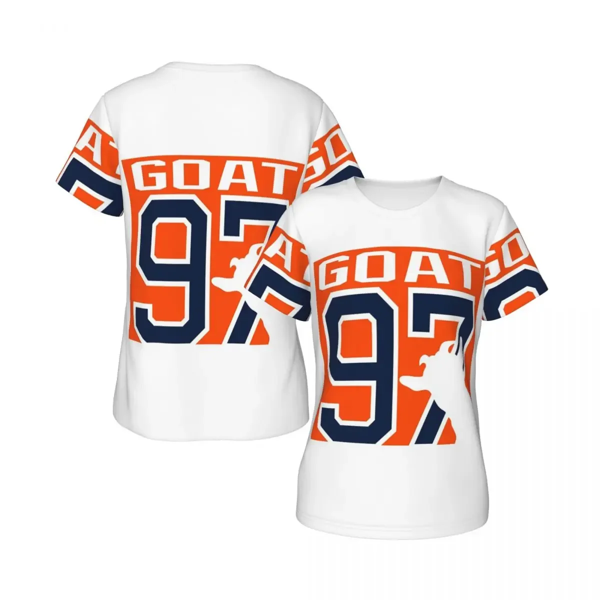 Connor McDavid For Edmonton Oilers Fans T-Shirt for Women Crew Neck Streetwear T Shirts Women's Short Sleeve Summer Clothes Tops