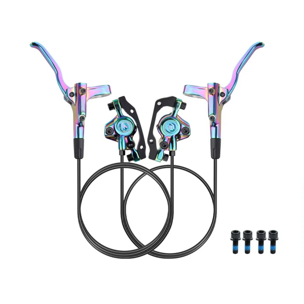 Oil Disc Brake Kit Hydraulic Disc Brake Set Precise Control Grip Strong Sealing Properties Flexible Positioning