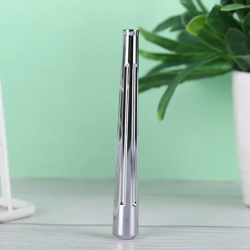 YAQI Durability Chrome Color Brass Safety Razor Handle 95mm Length And 7.5-12mm Diameter Lightweight Mens Shaving Razor Handle