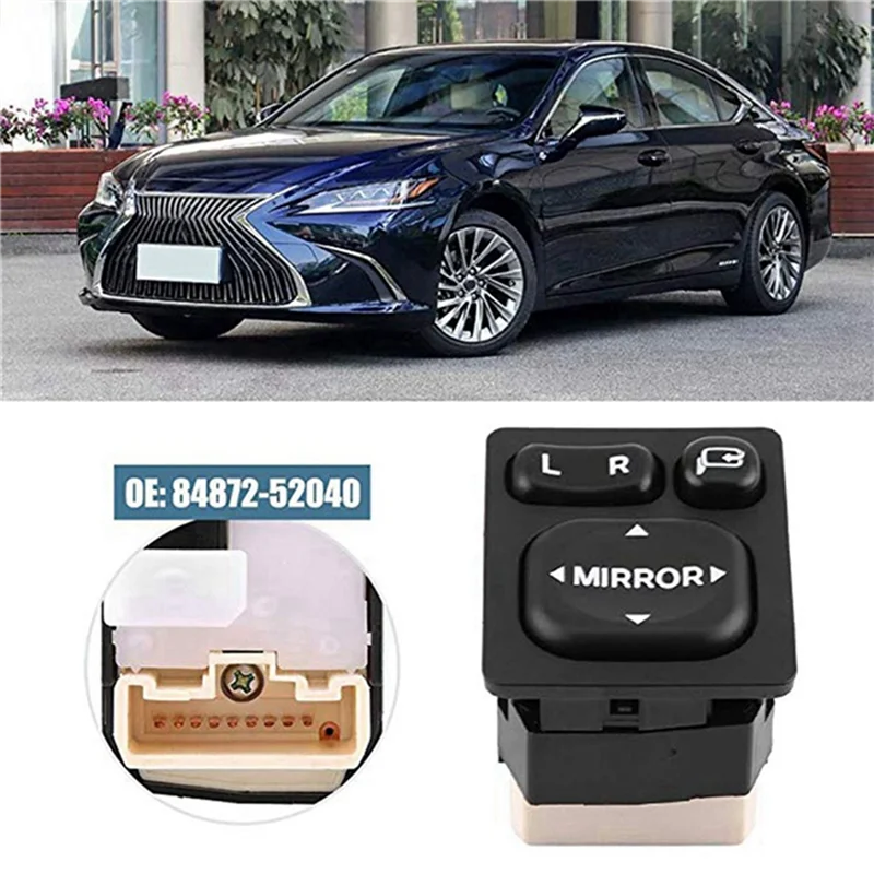 A65P-4Pcs Power Folding Spiegel Control Schalter Für Toyota Rav4 Camry Lexus 84872-52040