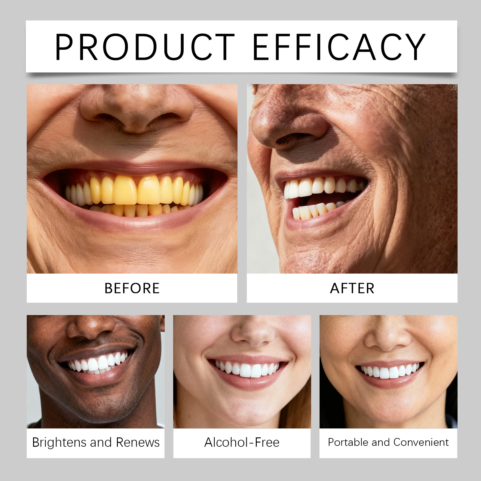 Stain Removing & Brightening Mouthwash Alcohol Free Stain Removing Mouth Rinse  Panthenol Gum Care Menthol Fresh Breath Targets Gunk Build-Up Plaque Remover Oral Hygiene Care Liquid Rinse Coffee Stain Remover Oral Care Rinse for Women Men