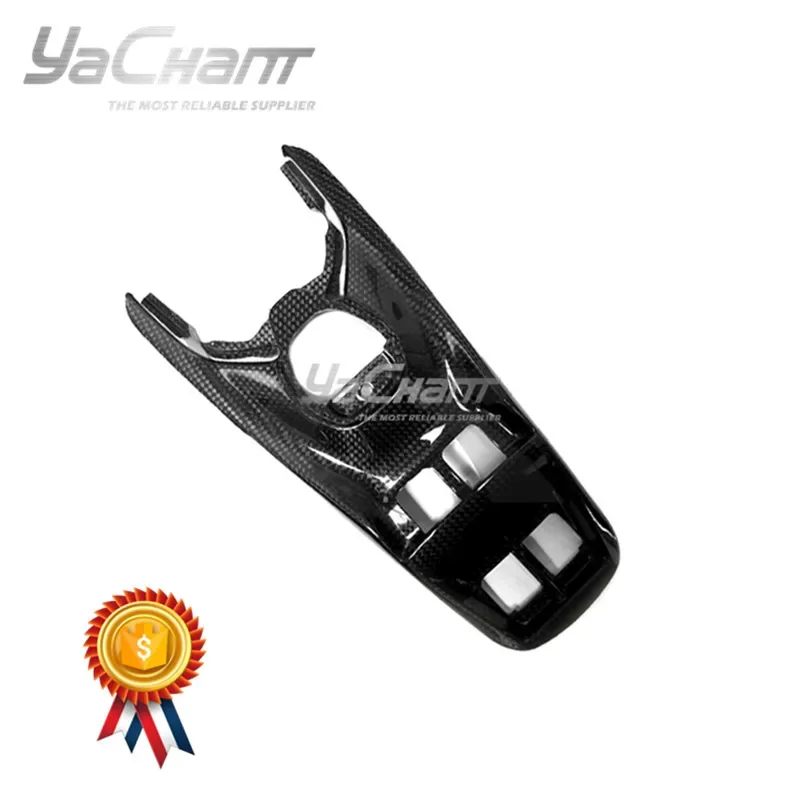 

Car-Styling Dry Carbon Fiber Center Console Base Panel Fit For 2015-2019 F488 GTB & Spider Center Console Base Panel