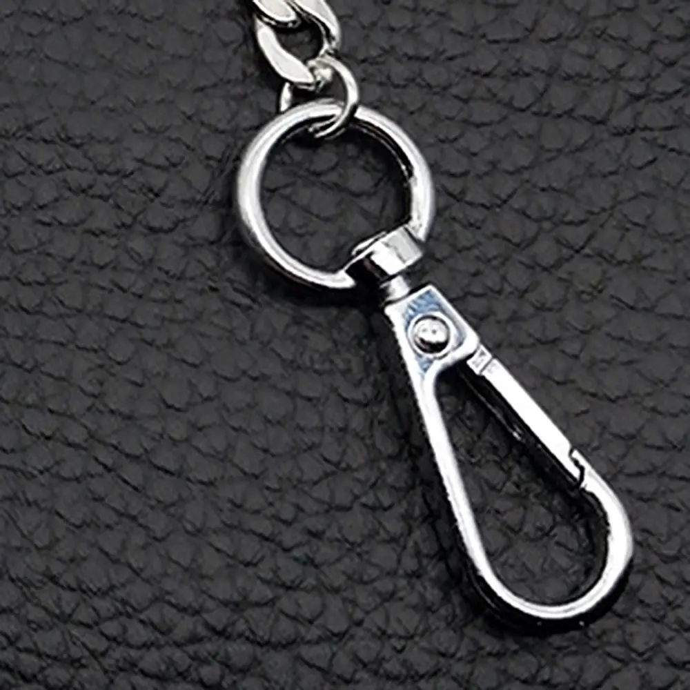 Unisex HipHop Big Ring Stainless Steel Punk Long Chains Trousers Chains Key Chains Belt Chain Wallet Chain