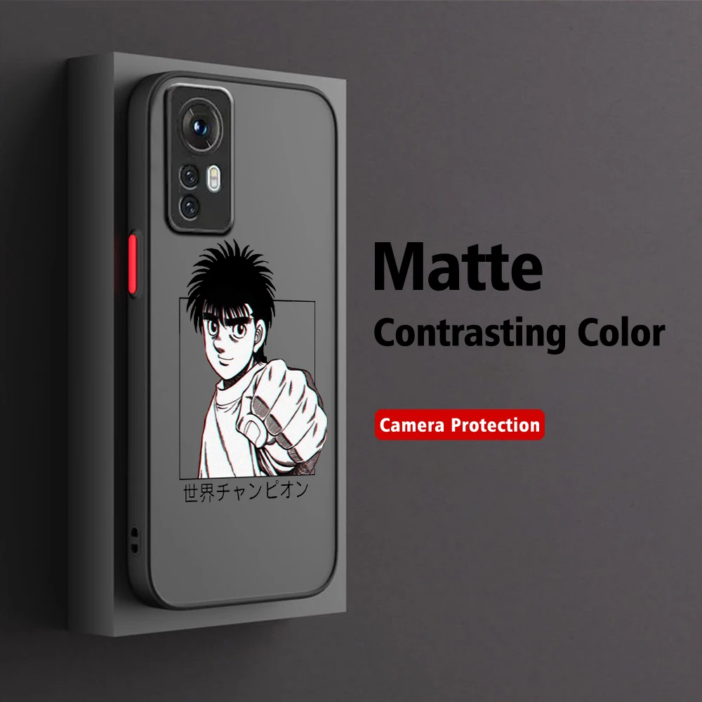 Anime Hajime no Ippo Phone Case For Samsung S24 S23 S22 S21 S20 S10 FE Note20 Note10 Plus Ultra Lite 5G Matte Transparent Cover