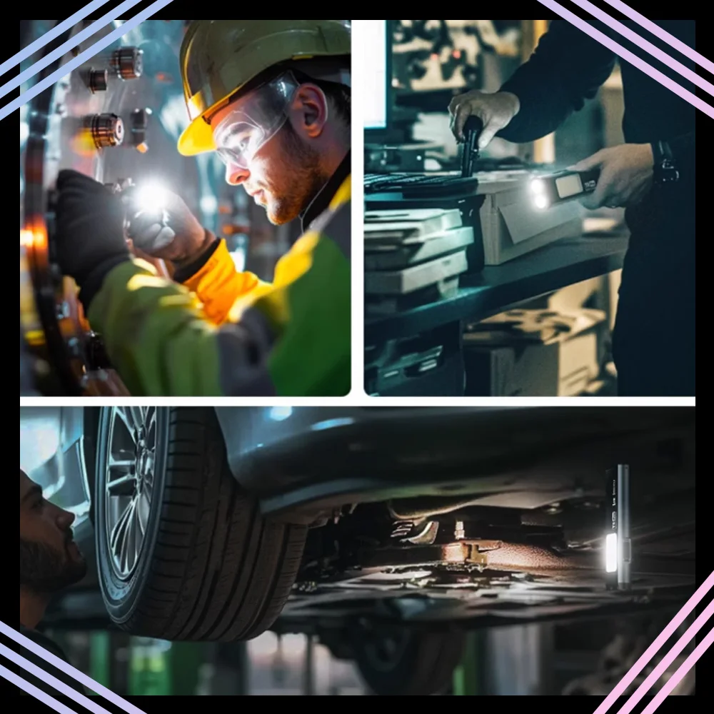 

LEM T8/T8 PRO Мини-фонарик Портативный брелок-светильник Type-C Перезаряжаемый рабочий свет 1000 мАч 500LM Магнитный карманный фонарь для кемпинга