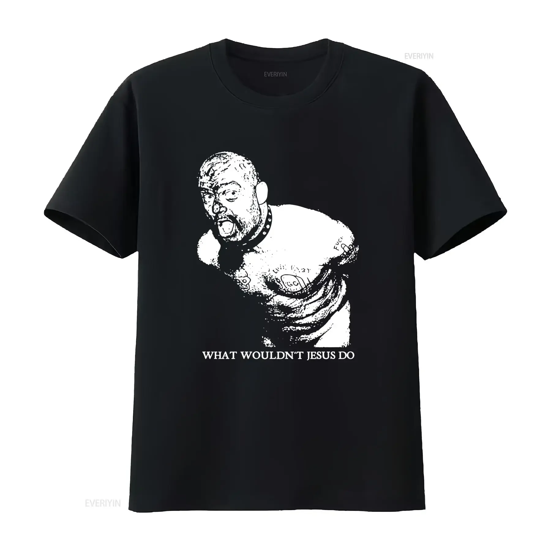 Rare Gg Allin What Wouldn't Jesus Do Punk Rock N Roll T Shirt S 5Xl vintage Washed Comfortable graphic streetwear Slightly