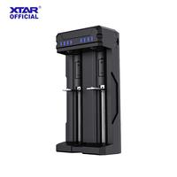 XTAR FC2 Charger 2-bay Li-ion NiMH Battery Charger USB-C port Max 2A Charging Current