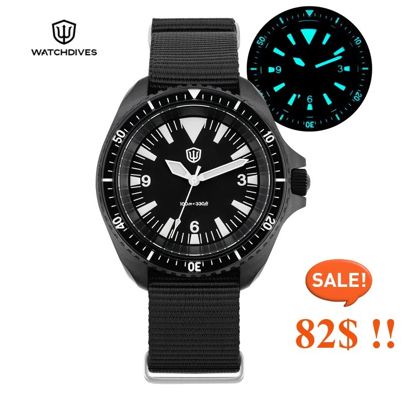 

Watchdives WD1980 V2 Luxury Watch VH31 Sweep Seconds Quartz Movement AR Coating Sapphire Glass 10Bar Waterproof Men's Watches