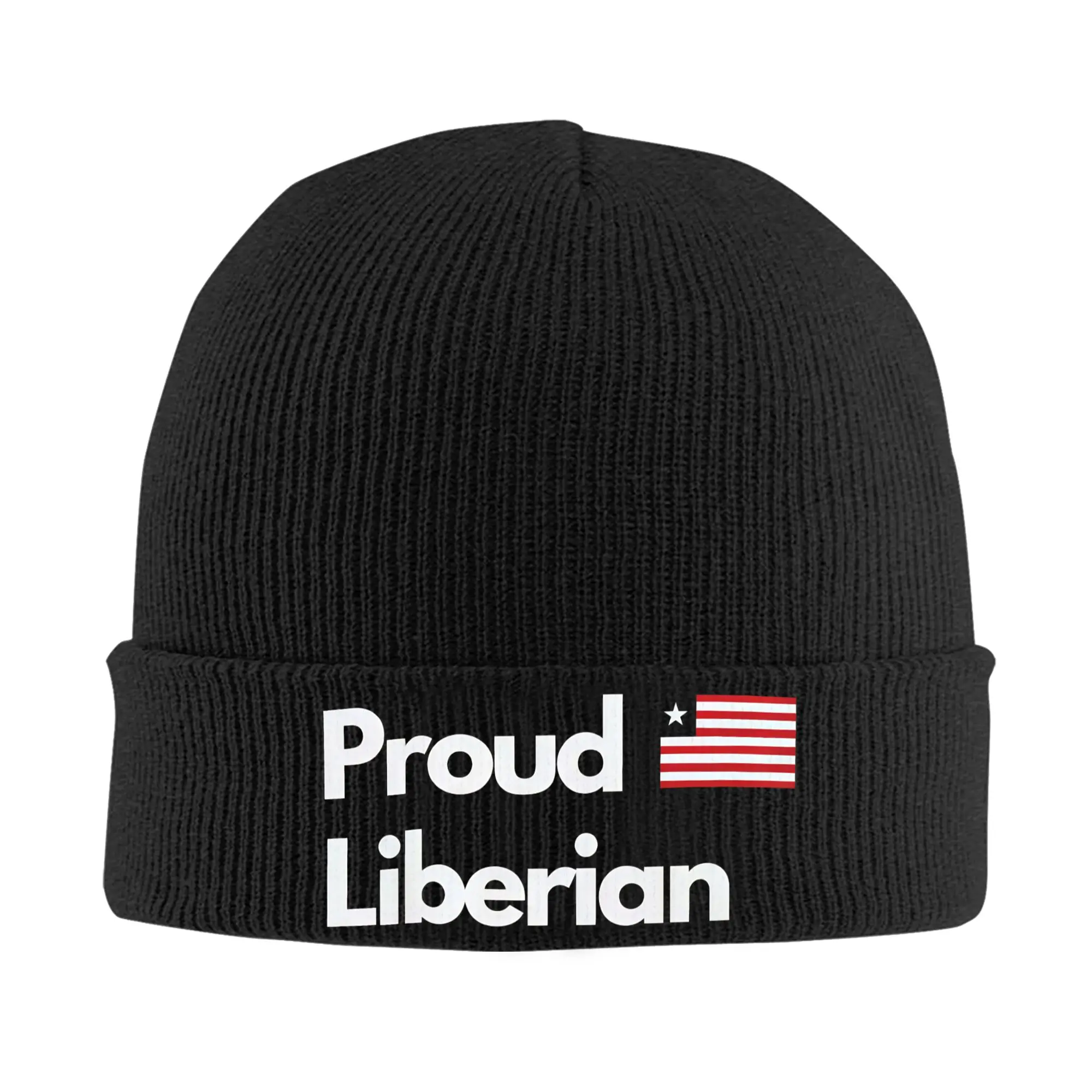 Liberia Independence Day Bonnet Hats Proud Liberian Beanie Hats Spring Design Beanies Funny Adult Unisex  Sport Warm Soft Cap