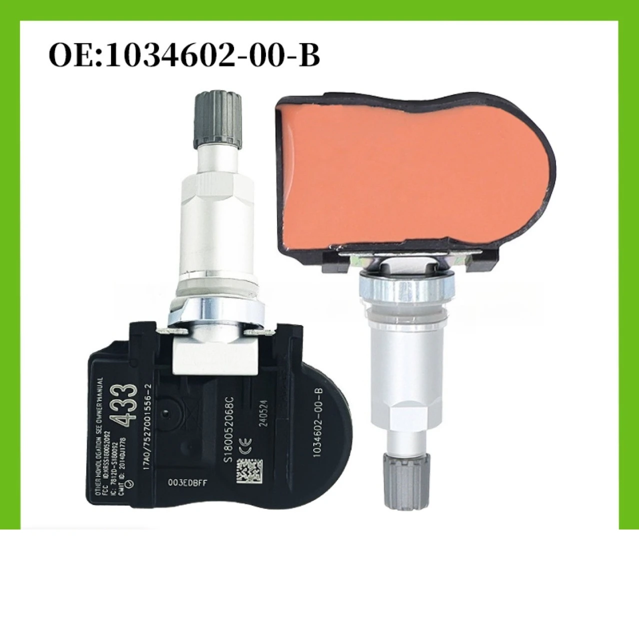 

103460200B 4pcs Tire Pressure Sensor For Tesla Model 3 Model S