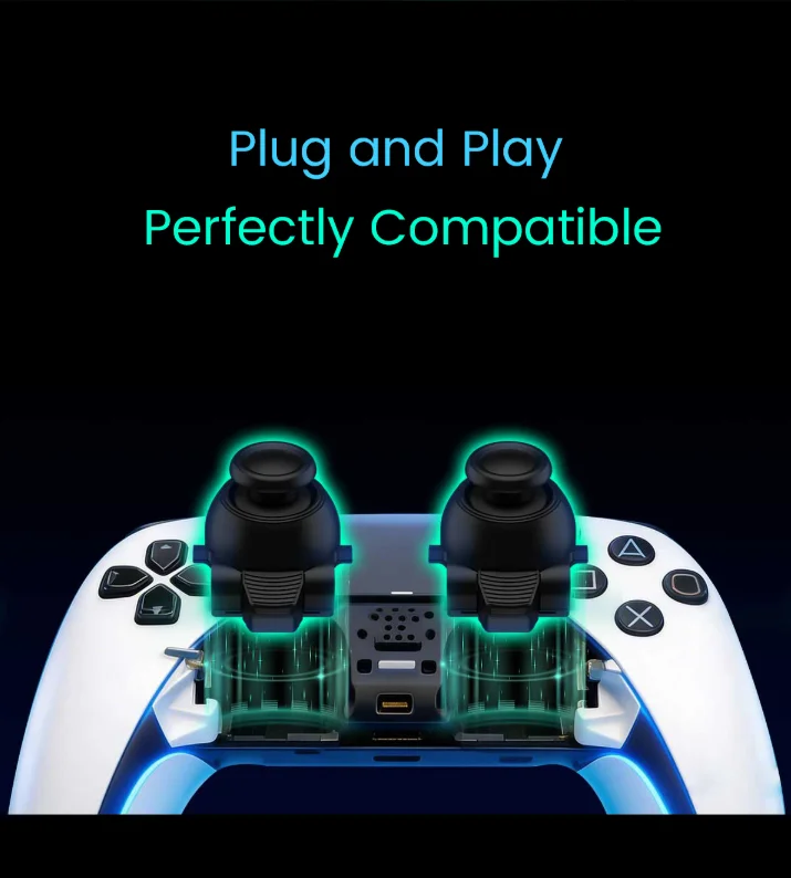 AOLION For PS5 Elite Controller TMR Joystick Behavior Gaming Controller Game Stick Cap Replacement for Game Console