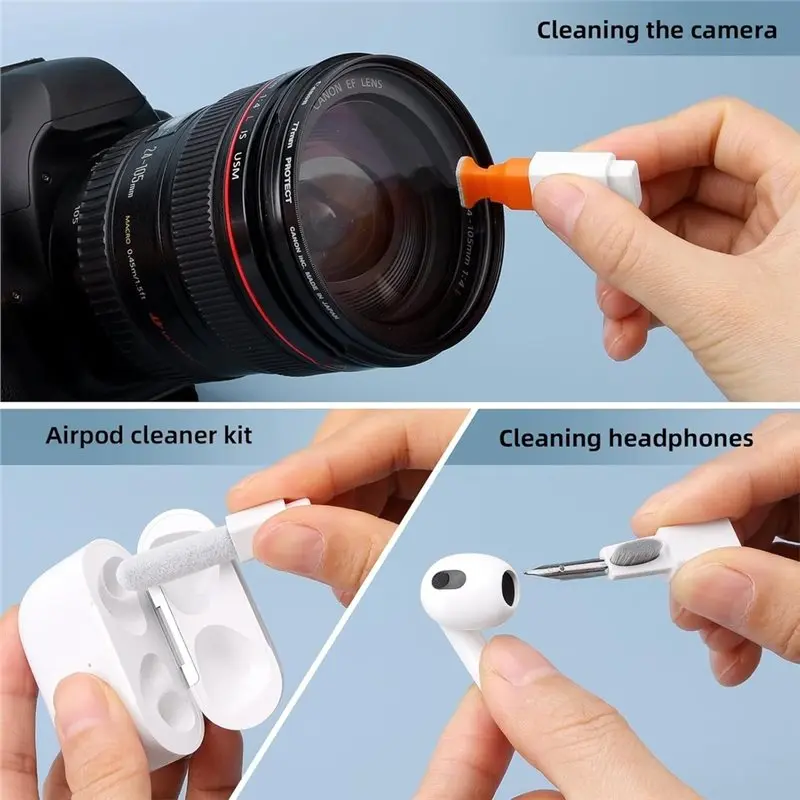 Multi-Function PC Electronic Cleaner Kit For Phone Camera Monitor Keyboards Cleaner Kit Laptop Keyboard Cleaning Tool