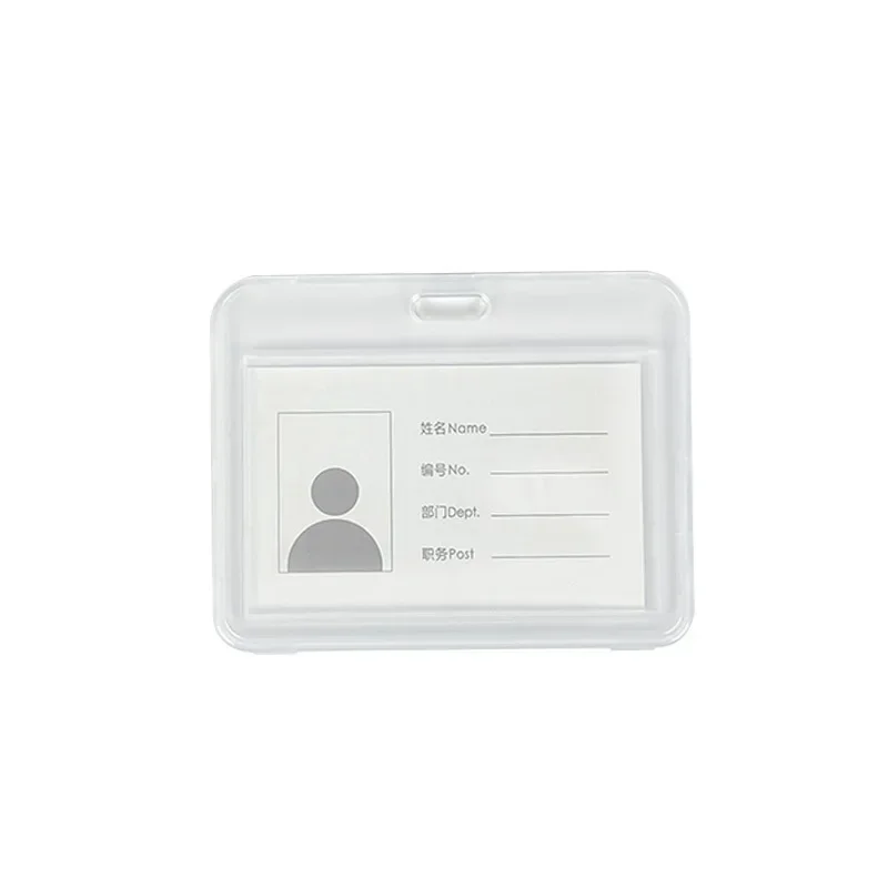Doctors Nurses Transparent Chest Tags Work ID Card Sets Retractable Badge Reels Lanyard Porta Credencial Retractable Keychain