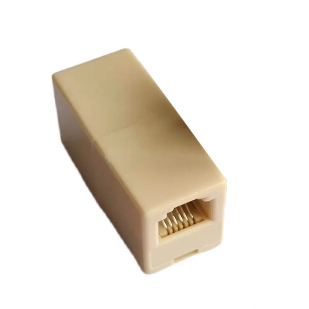 Gold Plated Telephony RJ11 RJ12 RJ9 RJ45 6P4C 6P6C 8P8C Female to Female Gender Changer