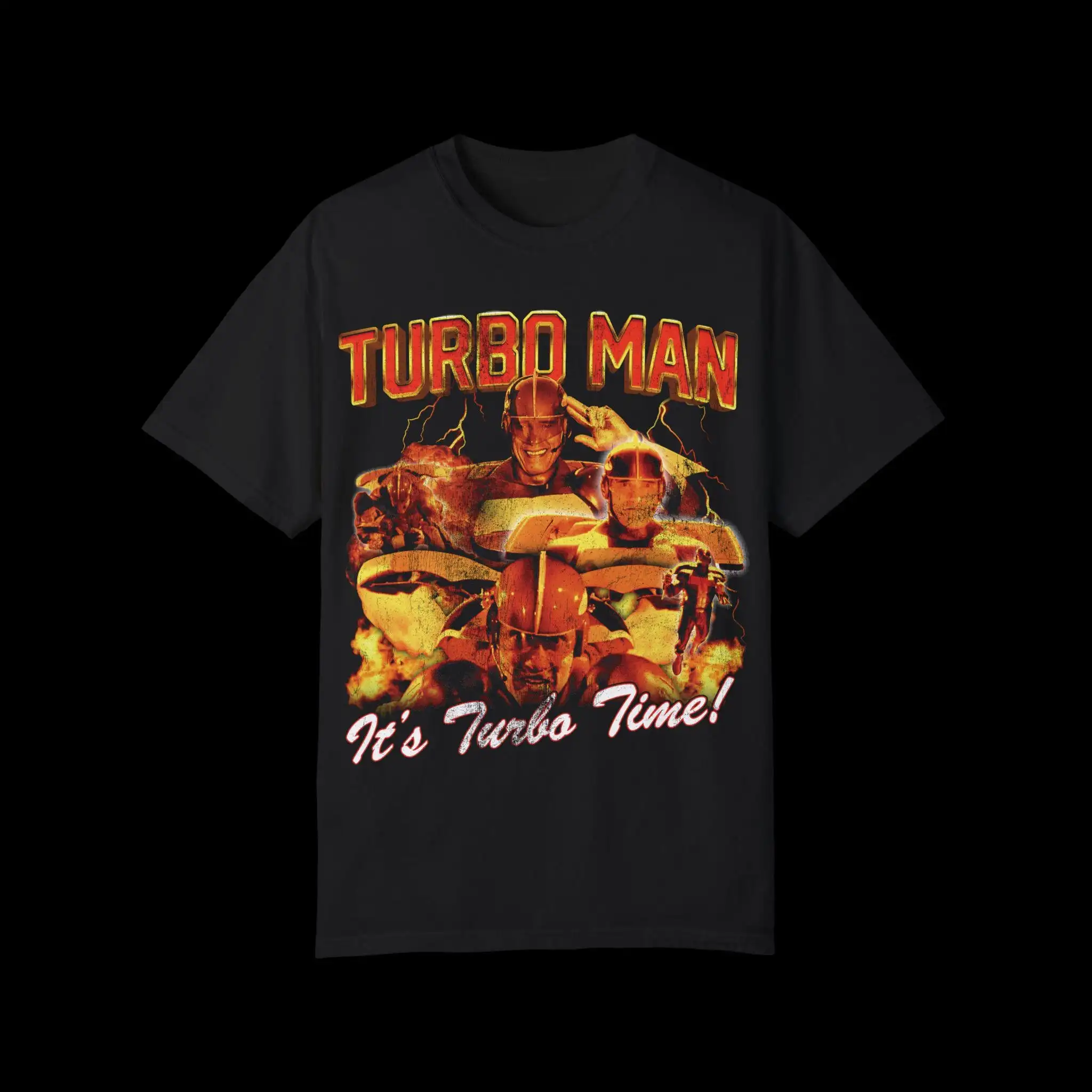 

Мужская рождественская футболка TURBO TIME, праздничная идея из фильма, костюм Санта-Клауса