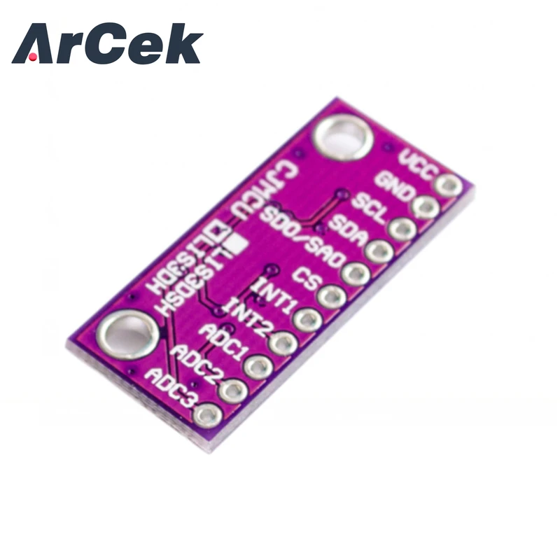 LIS3DH 3.3V 3-Axis Acceleration Development Board Temperature Sensor Replace ADXL345 FIFO Gyroscope LIS331 Compatible DIY KIT