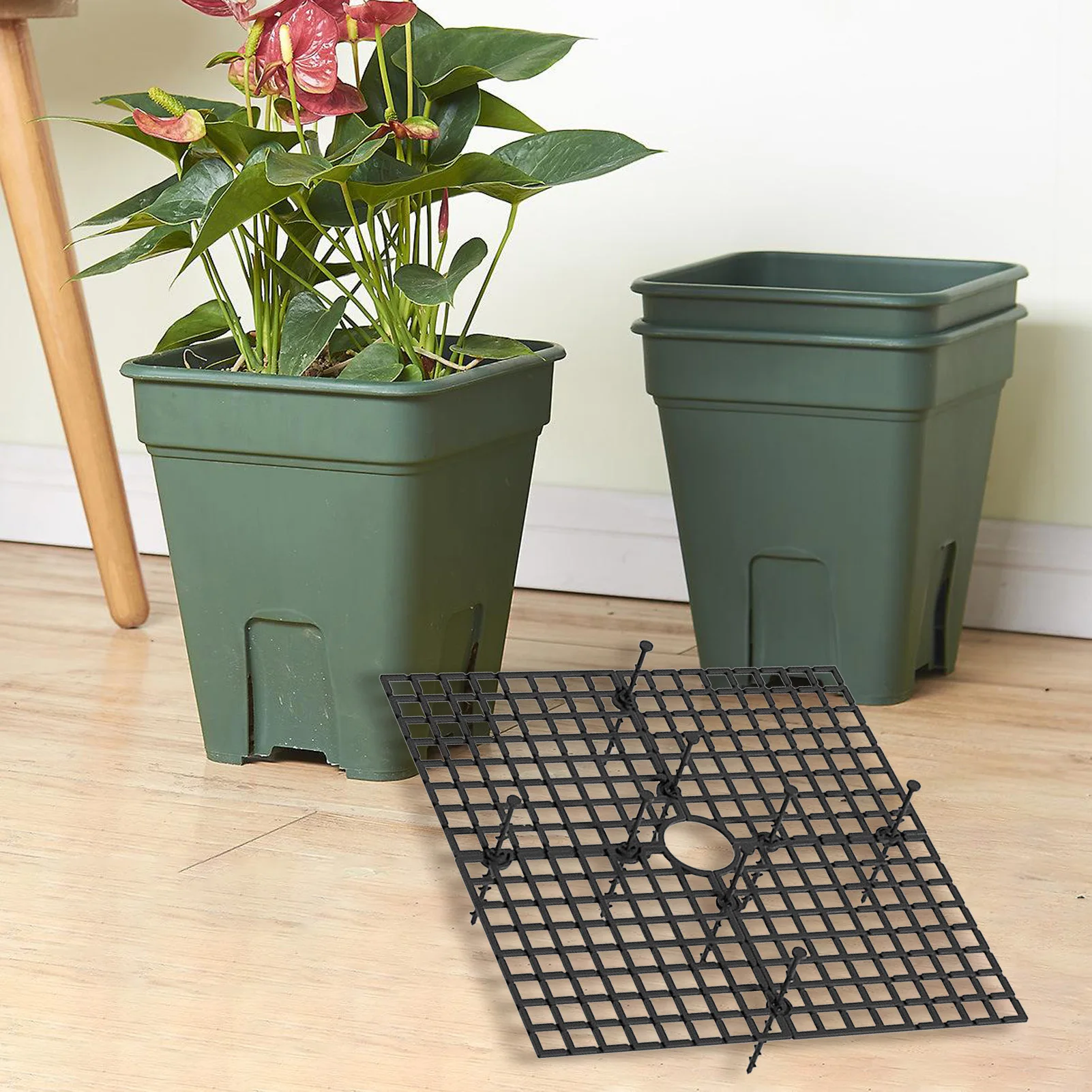 Plant Pot GridFlower Pot Soil Guard Cover Cuttable Flower Pot Protector For Indoor Plants Garden Cover Grid Frame To Protect image 4