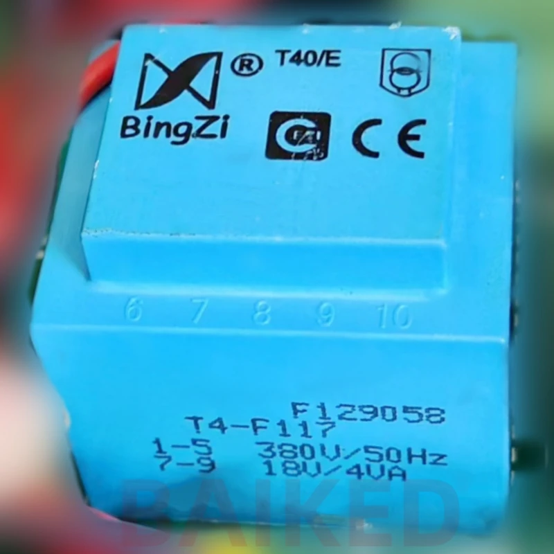 

BingZi T40/E T4-F117 1-5 380V/50HZ 7-9 18V/4VA printed circuit board welded power transformer 37.5×32×35mm