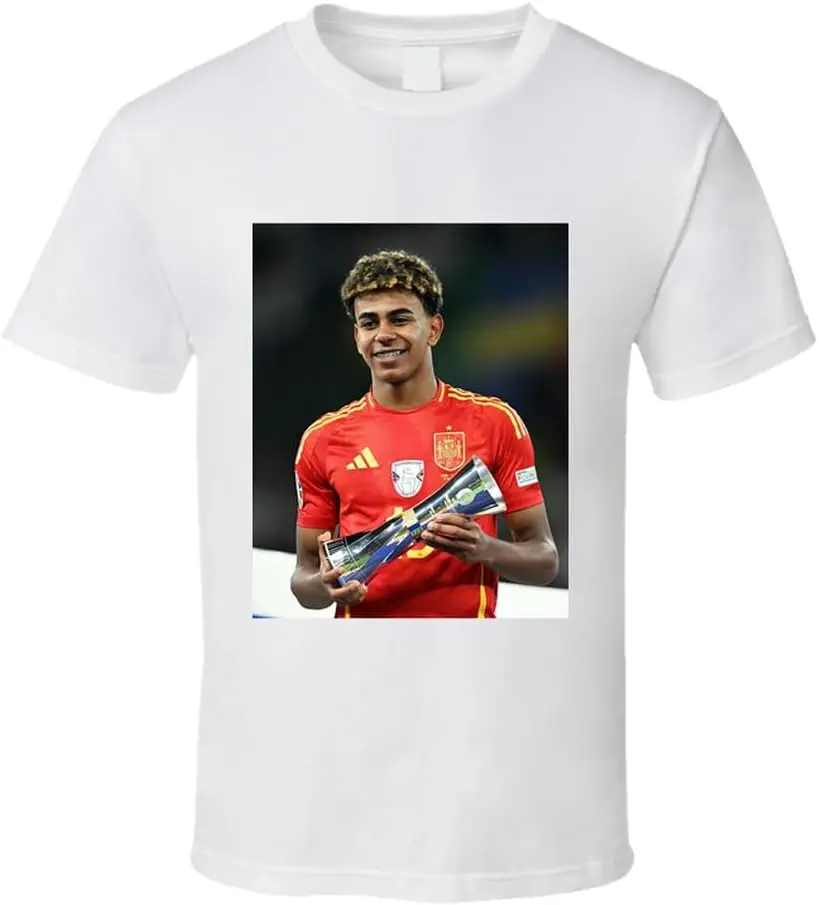 Lamine Yamal: Best Young Player 2024 T Shirt Anime Graphic T-shirts For Men Clothing Women Tees High Quality 100%Cotton