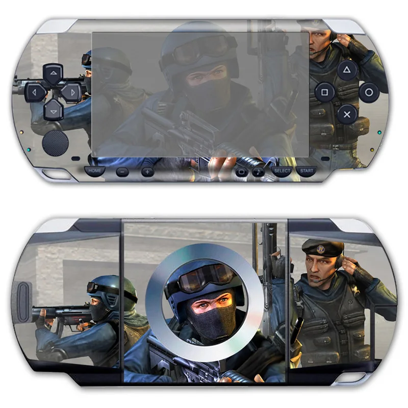 تخصيص PSP 1000 جلد فينيل وحدة التحكم غطاء ملصق ل PSP 1000 المضيف الجسم ملصق الجلد ملصقا