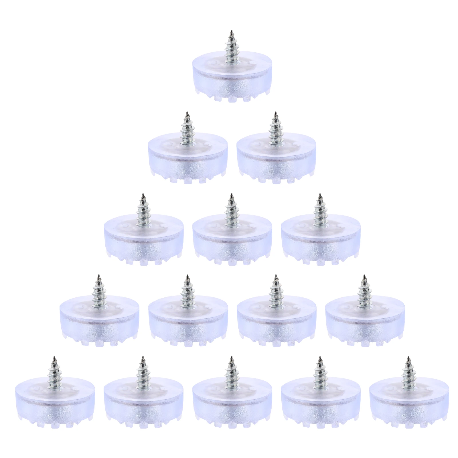

20 Pcs Rubber Furniture Feet Non Slip Chair Legs with Screws Durable Foot Pads for Home Office Furniture Protection