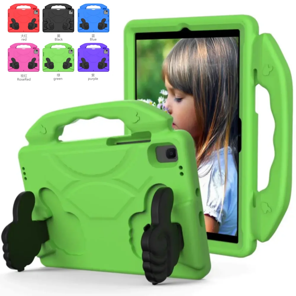 Thumbs Up Case for Samsung Galaxy Tab S7 S8 S9 11 inch Kids EVA Stand Shockproof Cover for Samsung Galaxy Tab A9 Plus S9 FE